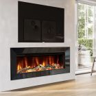 Celsi Electriflame VR Commodus S-1000 with Black Nickel Fascia Electric Fire