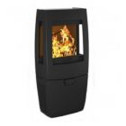 Dovre Sense 203 Wood Burning Stove - Matte Black / Glass Sides