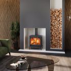 Stovax Huntingdon 40 Eco Wood Burning Stove with Tracery Door
