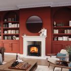Stovax Huntingdon 40 Eco Wood Burning Stove with Clear Door
