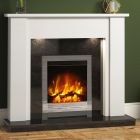 FLARE Collection by Be Modern Elda Marble Fireplace