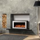 Gazco Liberty 85 Electric Stove - Black Front