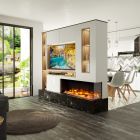 Charlton & Jenrick iRange i1250e Deep 1-2-3 Sided Electric Fire