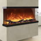 AGA Stratus Tru View 100 3-Sided Electric Fire