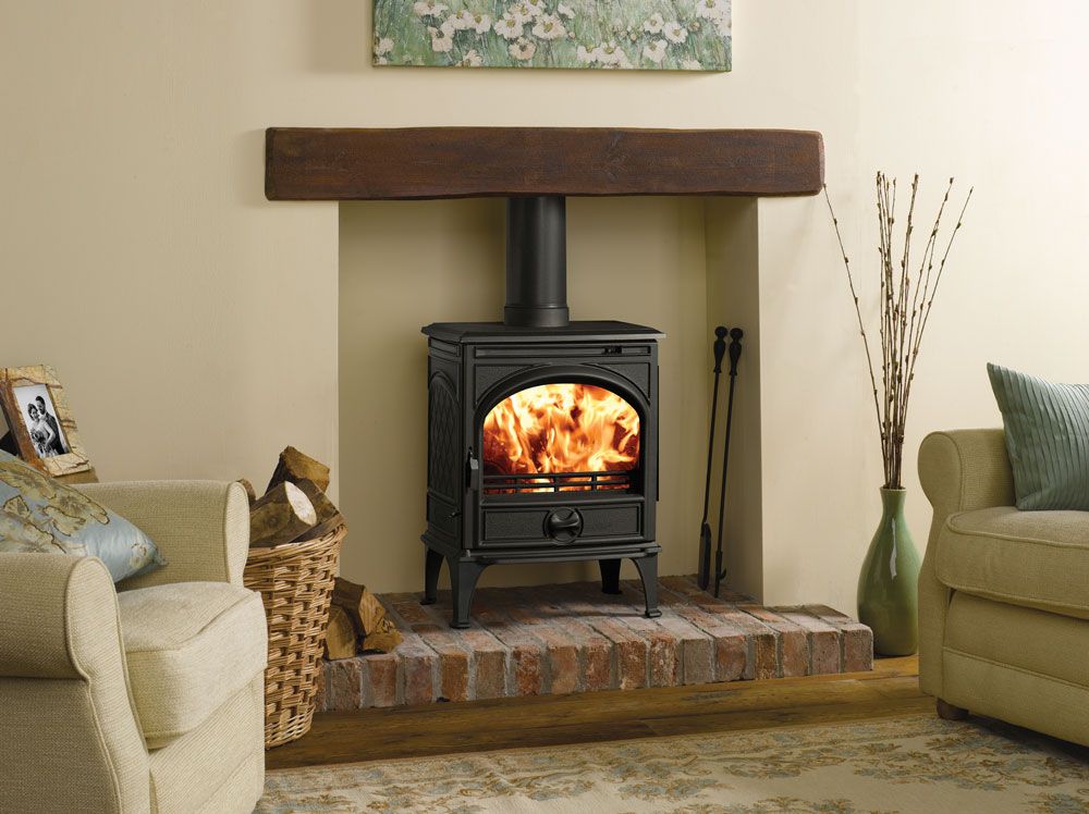 Dovre 425MFR Multifuel Stove - Matte Black / Riddling Grate