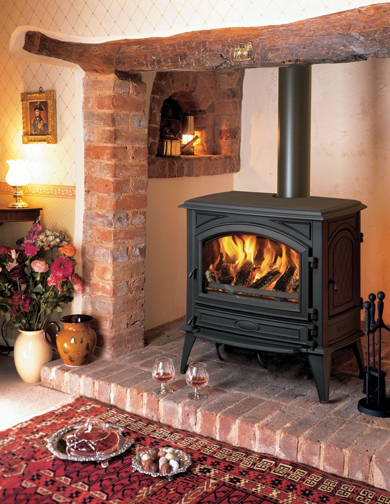 Dovre 760WD Wood Burning Stove - Matte Black