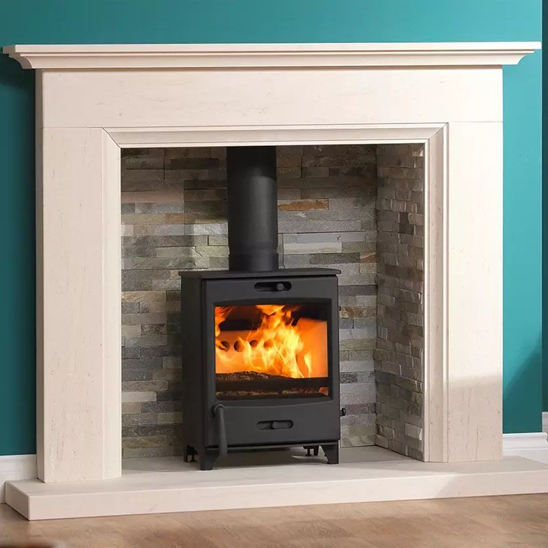 FQ5-3 Multifuel Stove with Modern Door