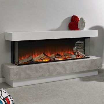 Evonic Vanquish E-lectra Freestanding fireplace suite