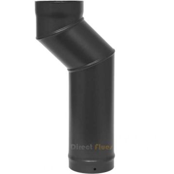 1 piece stove offset (5 inch) matt black