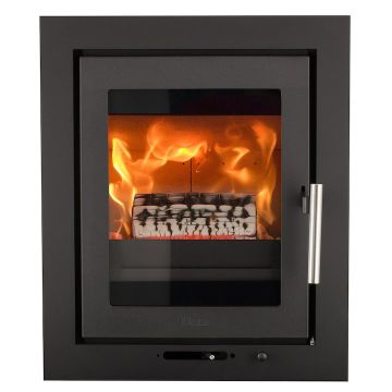 Heta Inspire 40i Multifuel Cassette Fire - Frontal Black Four Sided Frame
