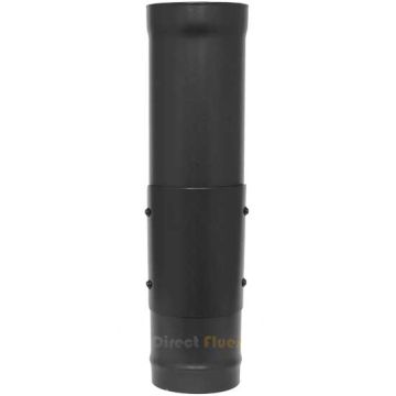 600mm Stove Pipe with door (5 inch) Matt Black