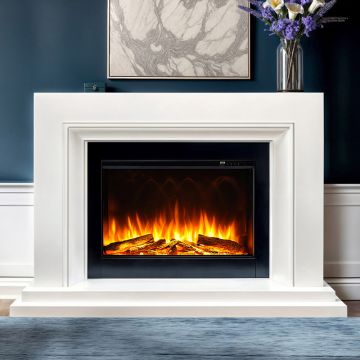 Celsi DLX Navarro 750 Electric Fireplace Suite