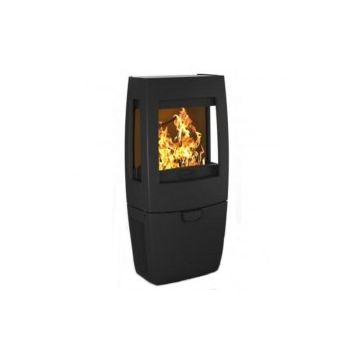 Dovre Sense 203 Wood Burning Stove - Matte Black / Glass Sides