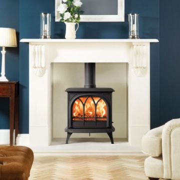 Stovax Huntingdon 30 Eco Design Multifuel Stove With Tracery Door