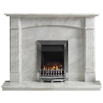 Caterham Mirabelle 54 Inch Fireplace - Bianca Rosa