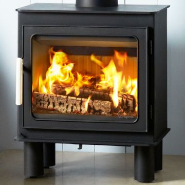 Nordpeis Bergen Matt Black 5Kw Woodburning Stove 
