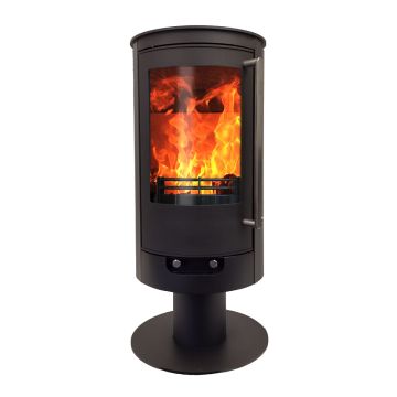 Mulberry Pedestal Multi-Fuel Wood Burning Stove