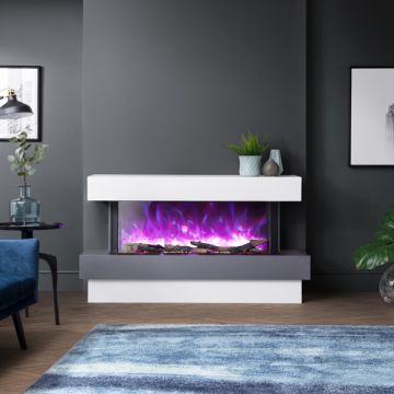 AGA Rayburn Stratus Tru View 125 Electric Fireplace Suite