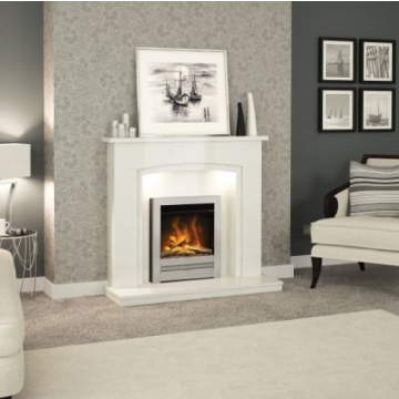 Be Modern Pryzm 16" Electric Fire - Edge Chrome Fascia