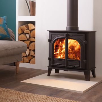 Stovax Stockton 5 Wide Double Door Multi Fuel Stove Eco