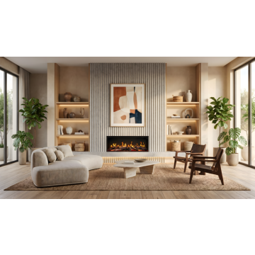 Visage 50 Opti-V Built-In Media Wall Electric Fire - Dimplex