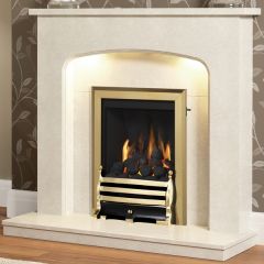 Be Modern Tasmin Marble Fireplace