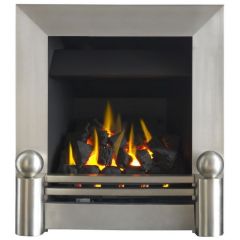 Valor Airflame Blakely Gas Fire - Brushed Steel