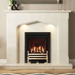 Be Modern Mataro Marble Fireplace Suite
