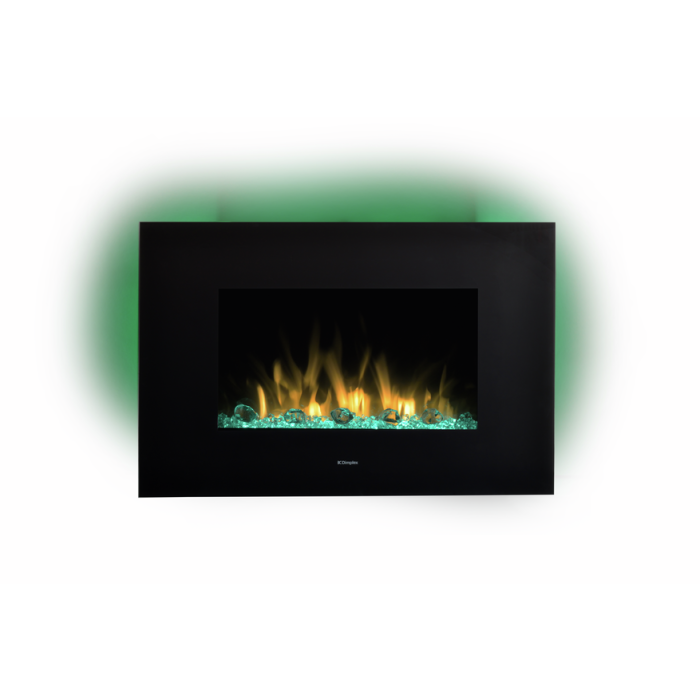 Dimplex Toluca Deluxe Optiflame Electric Wall-Mounted Fire