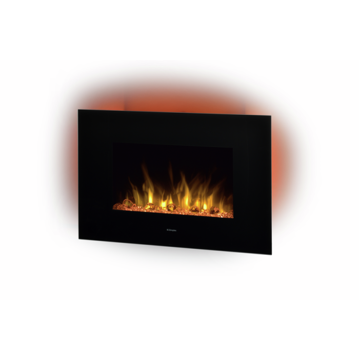 Dimplex Toluca Deluxe Optiflame Electric Wall-Mounted Fire