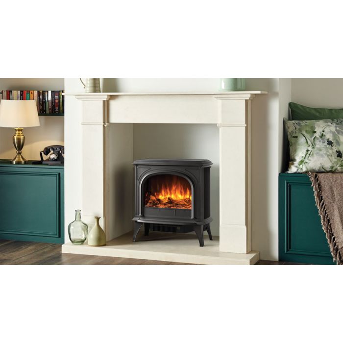 Gazco Huntingdon 20 Electric Stove with Tracery Door