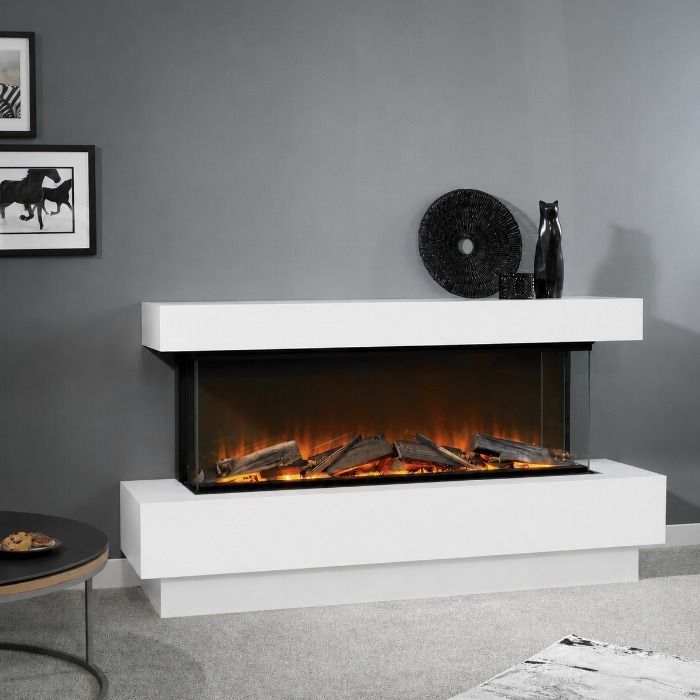 Evonic Vanquish E-lectra Freestanding fireplace suite