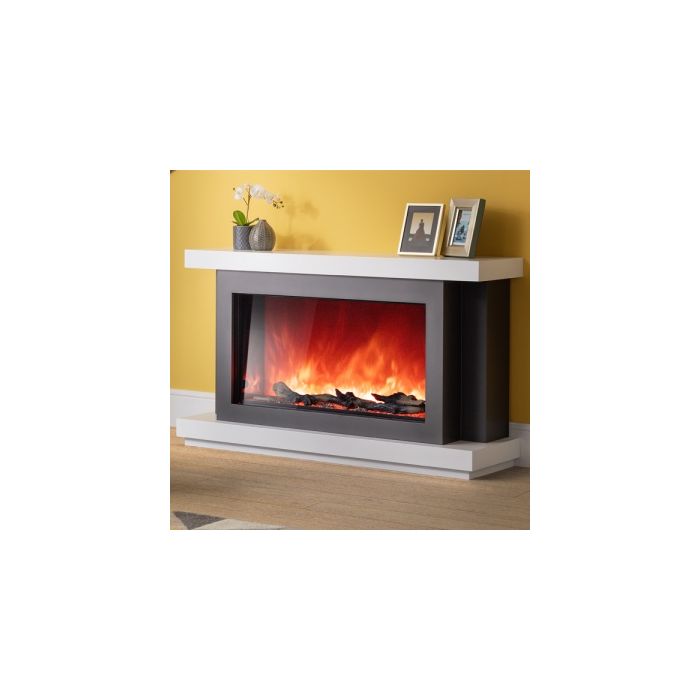 AGA Rayburn Stratus 100 Extra Tall Electric Fireplace Suite
