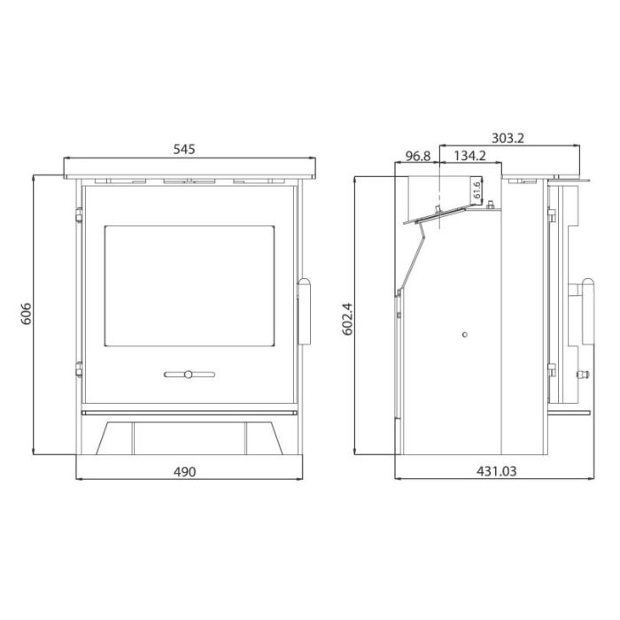 Newbourne 40i Inset Stove