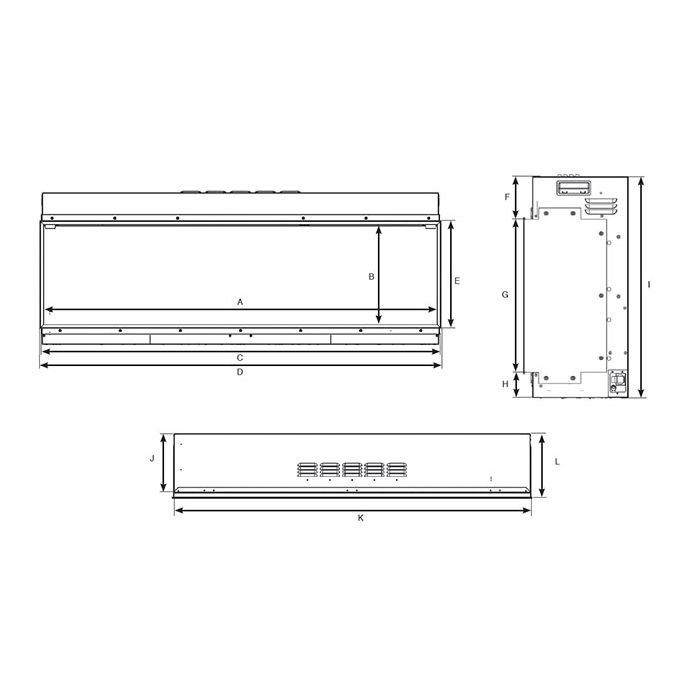 Gazco eReflex 135RW Electric Fire