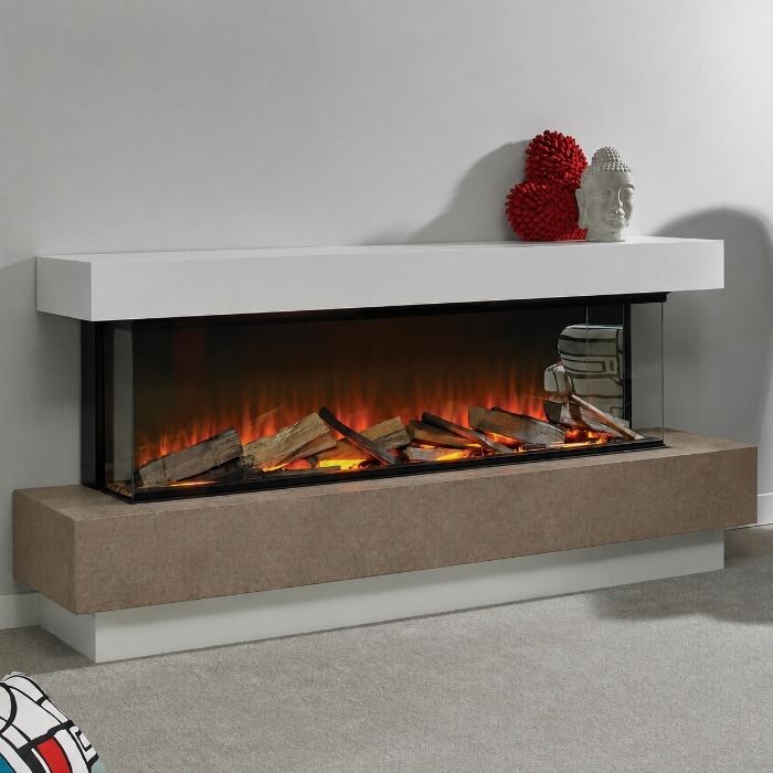 Evonic Vanquish E-lectra Freestanding fireplace suite