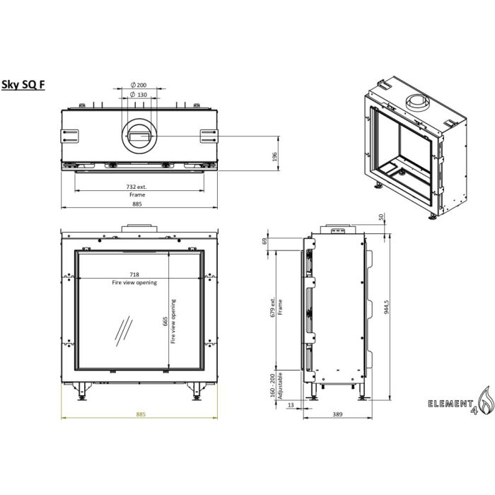 Element4 Sky Square Front Bio