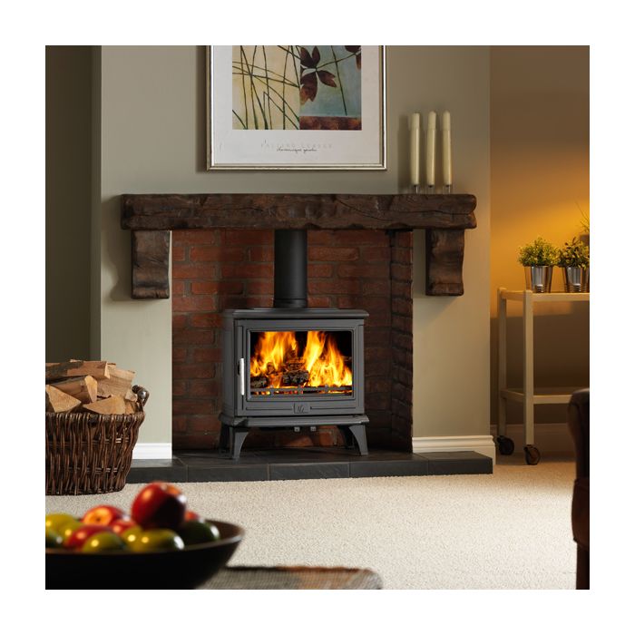 ACR Rowandale Multi-Fuel Stove-Matt Black