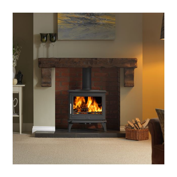 ACR Rowandale Multi-Fuel Stove-Matt Black