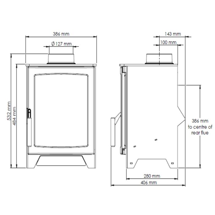 Hunter Aspect 4 Gas Stove