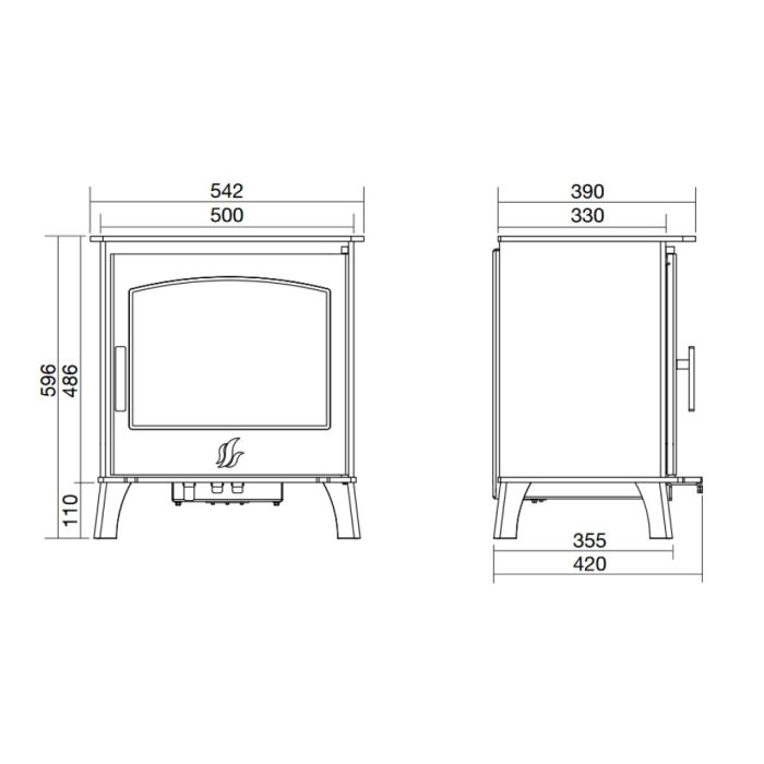 ACR Astwood II  Multi-Fuel Stove