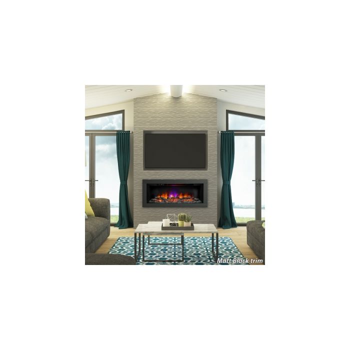 FLARE by Be Modern Avella Grande Wall Inset Electric Fire