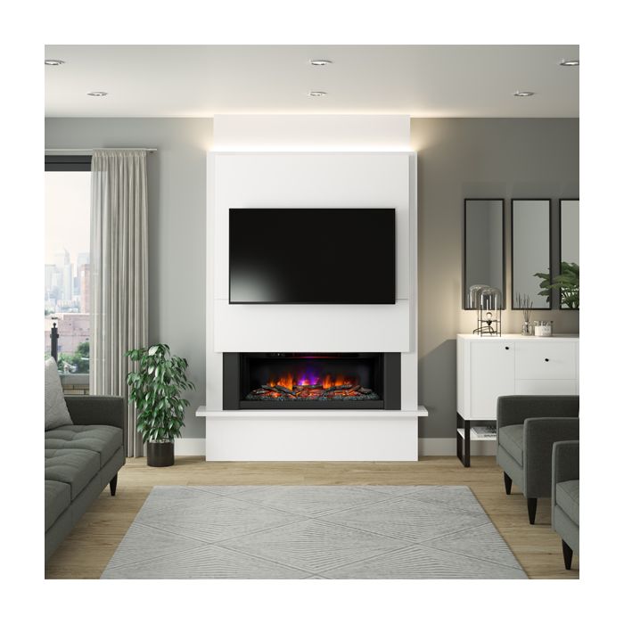 FLARE Collection by Be Modern Oxton Chimney Breast Electric Fireplace