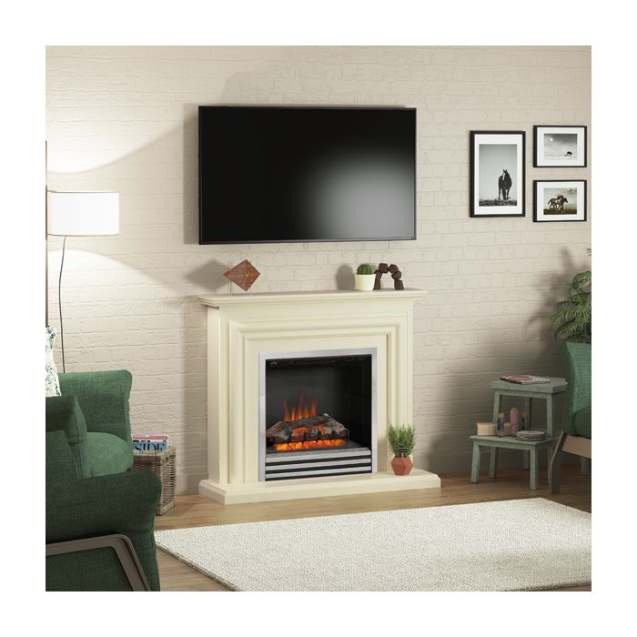 FLARE Collection by Be Modern Carina Electric Fireplace Suite