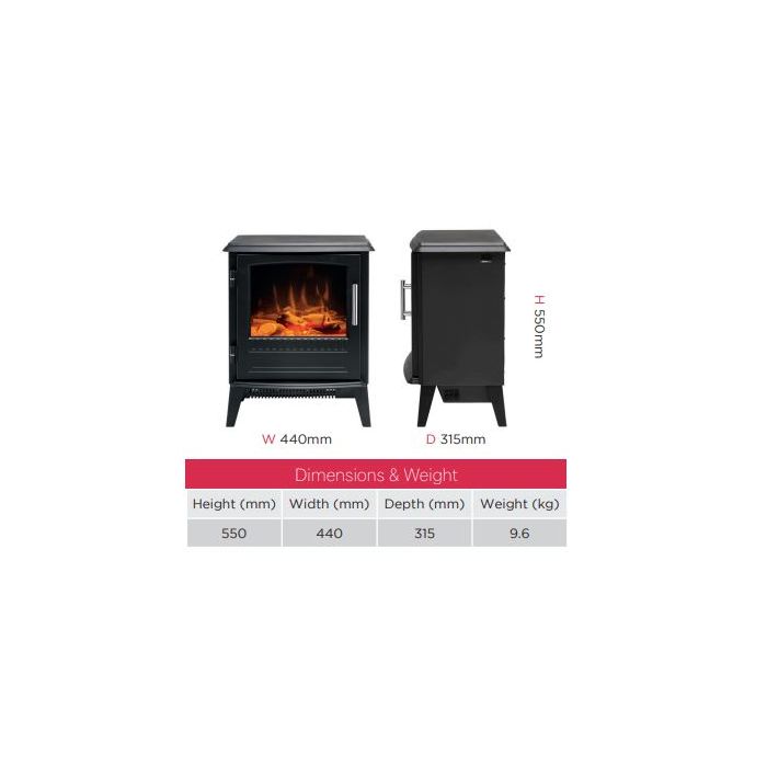 Dimplex Bari OptiFlame Electric Stove