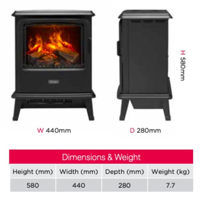 Dimplex Bayport Opti-Myst Electric Stove