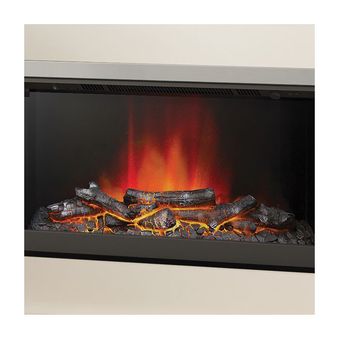 FLARE Collection by Be Modern Hansford Electric Fireplace Suite