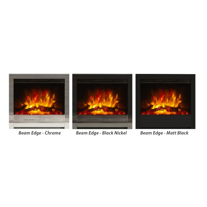 FLARE Collection by Be Modern Madalyn Marble Electric Fireplace Suite