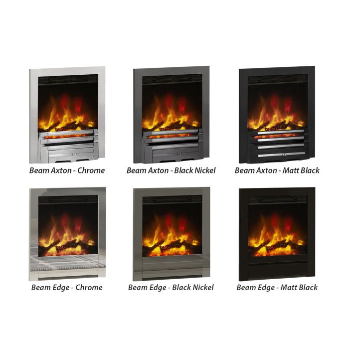 FLARE Collection by Be Modern Somerton Marble Electric Fireplace Suite