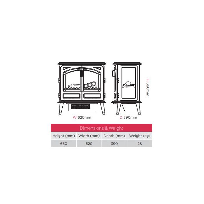 Dimplex Beckley Optimyst Electric Stove